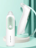 White painless pore vacuum blackhead extractor with power button on handle